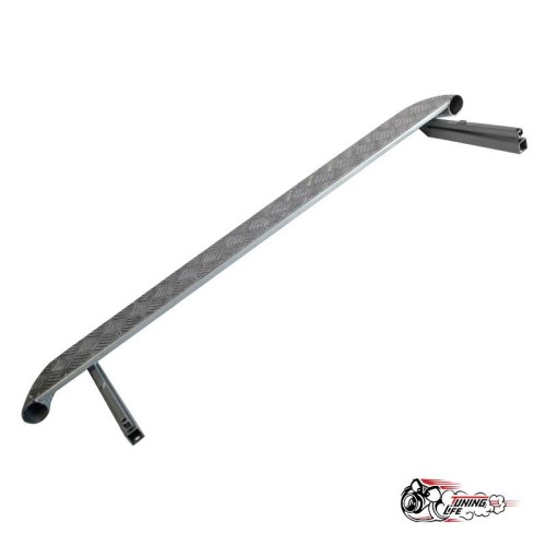 Пороги с алюминиевым листом d51, 21214 "Нива", Urban 4*4 серые