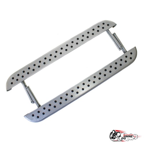 Пороги с резинками 2 ряда, 21214 "Нива", Urban 4*4" серые