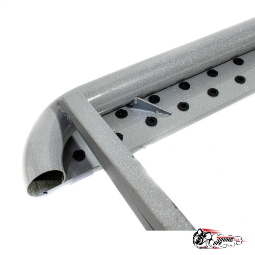 Пороги с резинками 2 ряда, 21214 "Нива", Urban 4*4" серые