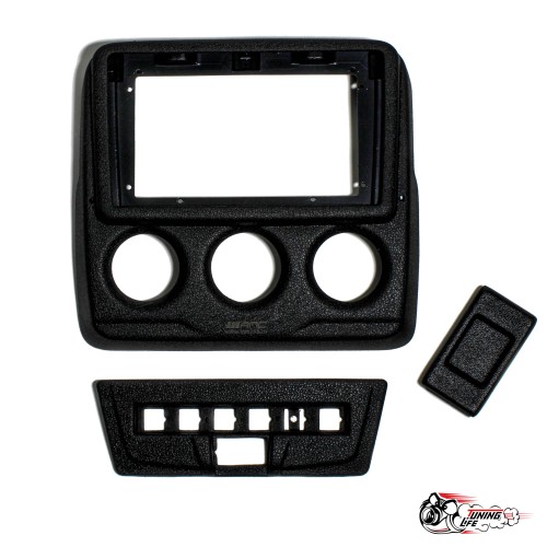 Накладка на консоль приборов Niva Legend под 9 дюймов и блок управления