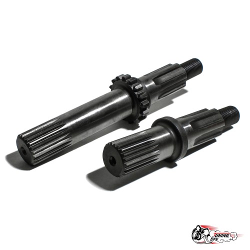 Валы привода моста РК  22 шлица (короткий + длинный) AVT