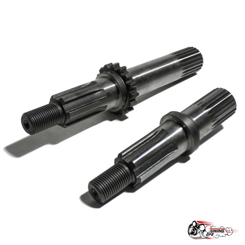Валы привода моста РК  22 шлица (короткий + длинный) AVT
