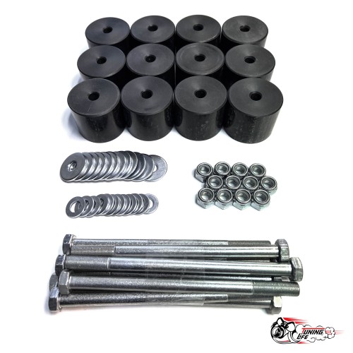 Бодилифт набор УАЗ ХАНТЕР 60/60, черый 12шт