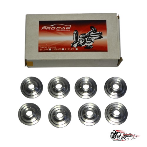 Тарелки клапана 2108 Procar роспуск 1.5мм (титан-алюминий) 8шт.