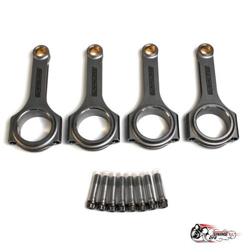 Шатуны 133 кованные Н-образные TUNINGLIFE + болты шатунные ARP 2000
