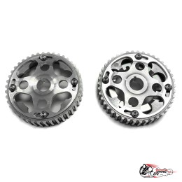 Шестерни разрезные 2112 16V (алюм. ступица) вырезанные СПОРТ с маркерным диском