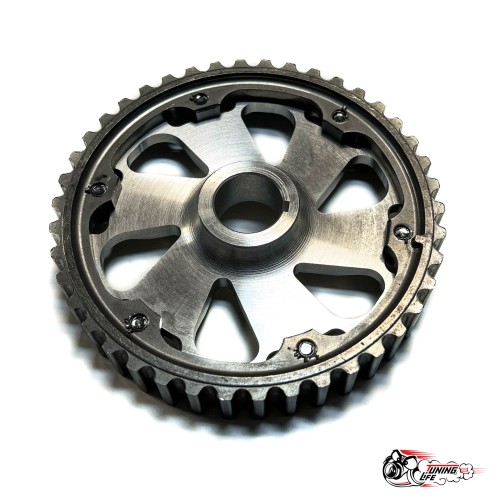 Шестерня разрезная ГРМ 8V Алюминиевая ступица Pro.Car 2190 (без окраса)