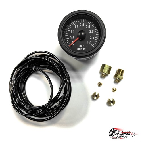 Датчик AUTO GAUGE ВДО стиль 52мм механический BOOST (0-4 BAR)