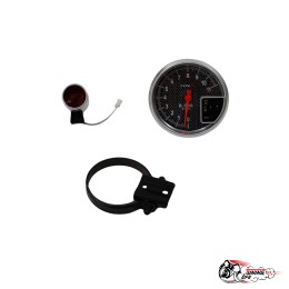 Тахометр RS 5 дюймов со вспышкой серый