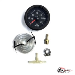 Датчик AUTO GAUGE ВДО стиль 52мм механический BOOST (0-3 BAR)