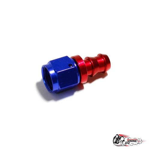 Фитинг AN8 прямой (резьба - хомут)