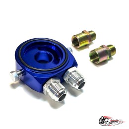 Проставка под масляный радиатор без выноса фильтра (Синяя)