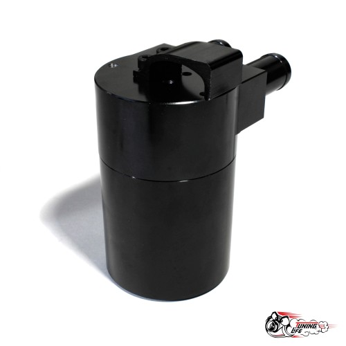 Маслоуловитель с боковыми выходами черный