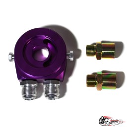 Проставка под масляный радиатор без выноса фильтра (Фиолетовая)