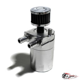 Маслоуловитель с боковыми выходами серый с щупом и фильтром