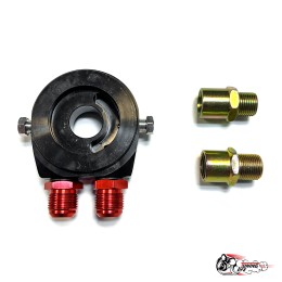 Проставка под масляный радиатор без выноса фильтра (Черная)