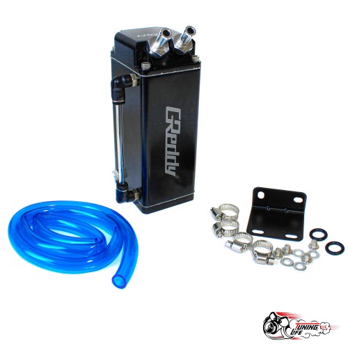 Маслоуловитель Greddy style квадрат черный