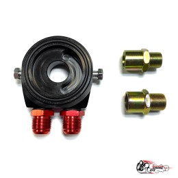 Проставка под масляный радиатор без выноса фильтра (Черная)