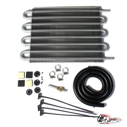 Радиатор дополнительный охлаждения АКПП 8 рядов (серый)