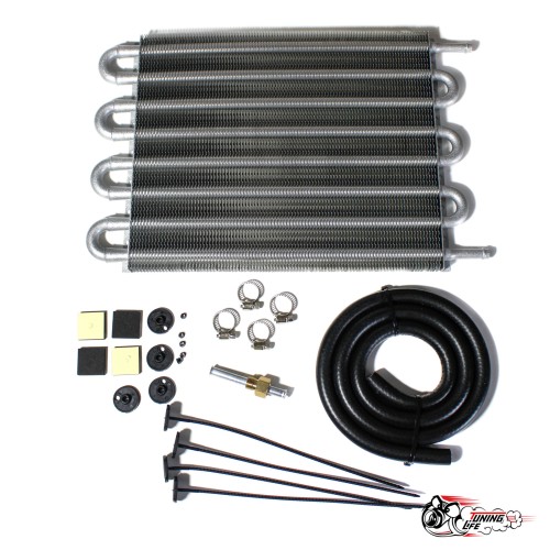 Радиатор дополнительный охлаждения АКПП 8 рядов (серый)