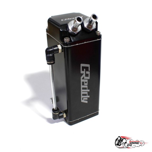 Маслоуловитель Greddy style квадрат черный