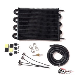 Радиатор дополнительный охлаждения АКПП 8 рядов (черный)