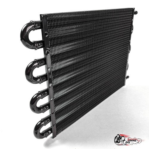 Радиатор дополнительный охлаждения АКПП 8 рядов (черный)