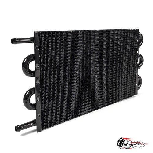 Радиатор дополнительный охлаждения АКПП 6 рядов (черный)