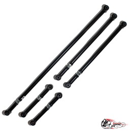 Реактивные тяги СПОРТ (труба 2.8мм) регулируемые ВСЕ (ЧЕРНЫЕ)