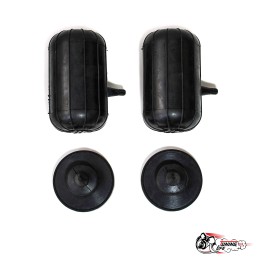 пневмобаллоны в пружину (147*85) SN(HD) с боковым клапаном /с углублением под отбойник/