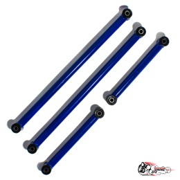 Реактивные тяги тюнинг 4шт (труба 1.5мм) БЕЗ ПАНАРЫ (СИНИЕ)