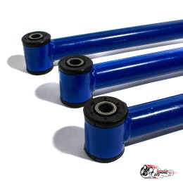 Реактивные тяги тюнинг (труба 1.5мм) БЕЗ регулировок (СИНИЕ)