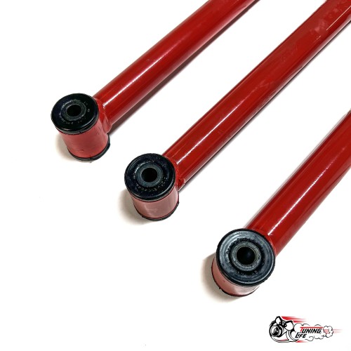 Реактивные тяги (труба 1.5мм) БЕЗ регулировок (КРАСНЫЕ) ТЕХНОПРОДУКТ