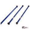 Реактивные тяги тюнинг (труба 1.5мм) регулируемые ВСЕ (СИНИЕ)
