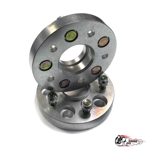 Проставки колесные (5х114.3 цо 67.1) 25мм СБ 2шт (МАЗДА,ХЕНДАЙ МИЦУБ) со шпильками 12х1.5