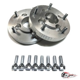 Проставки колесные (4х98 - 5х139.7 цо 58.6-98.5) 20мм СБ 2шт (ВАЗ-НИВА) болты + шпильки 12х1.25