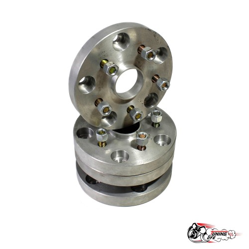 Проставки колесные (5х139.7 - 5х120 цо 98.5 - 72.6) 25мм СБ 4шт (НИВА - БМВ) со шпильками