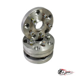 Проставки колесные (5х139.7 - 5х112 цо 98.5 - 66.6) 25мм СБ 4шт (НИВА - МЕРСЕДЕС) со шпильками