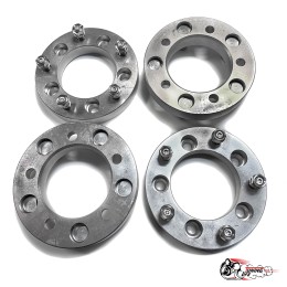 Проставки колесные (5х139.7 - 5х150 цо 108) 30мм ББ 4шт (УАЗ -ТОЙОТА ЛК) со шпильками 14х1.5