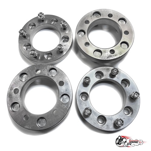 Проставки колесные (5х139.7 - 5х150 цо 108) 30мм ББ 4шт (УАЗ -ТОЙОТА ЛК) со шпильками 14х1.5