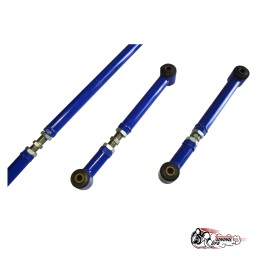 Реактивные тяги тюнинг (труба 1.5мм) регулируемые ВСЕ (СИНИЕ)