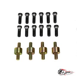 Проставки колесные (4х98 - 5х114.3 цо 58.6-60.1) 20мм СБ 4шт со шпильками 12х1.25 б+ш+э