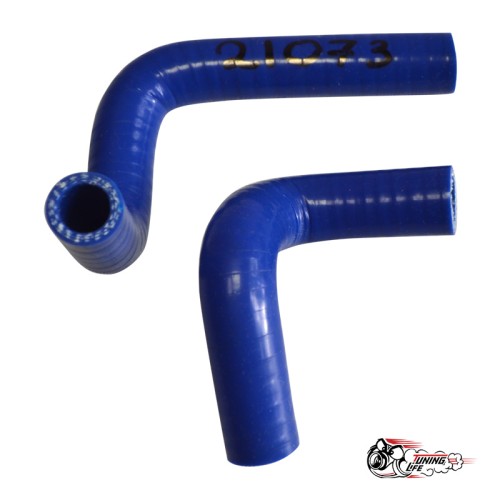 Патрубки печки 21073 силикон синий