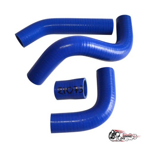 патрубки радиатора 21073 инж силикон синий