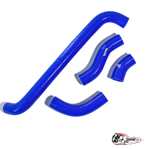 Патрубки радиатора 21213 4шт синий силикон