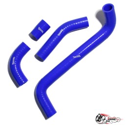 патрубки радиатора 2105 алюминиевый 4шт силикон синий