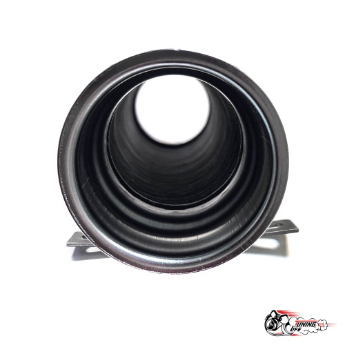 Холодный впуск гофрированный хром