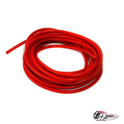 Шланг силиконовый красный 5мм