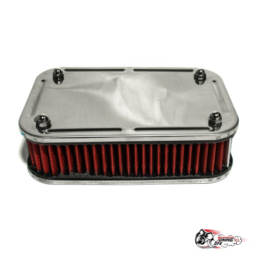 Фильтр Дешевый карб. квадрат КРАСНЫЙ 16093