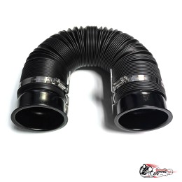 Холодный впуск гофрированный черный